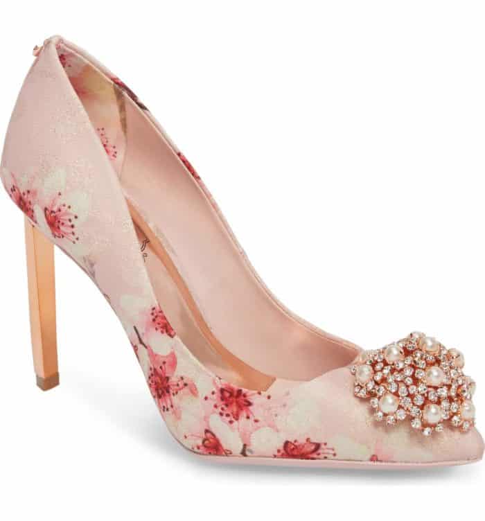 cherry blossom heels by Ted Baker