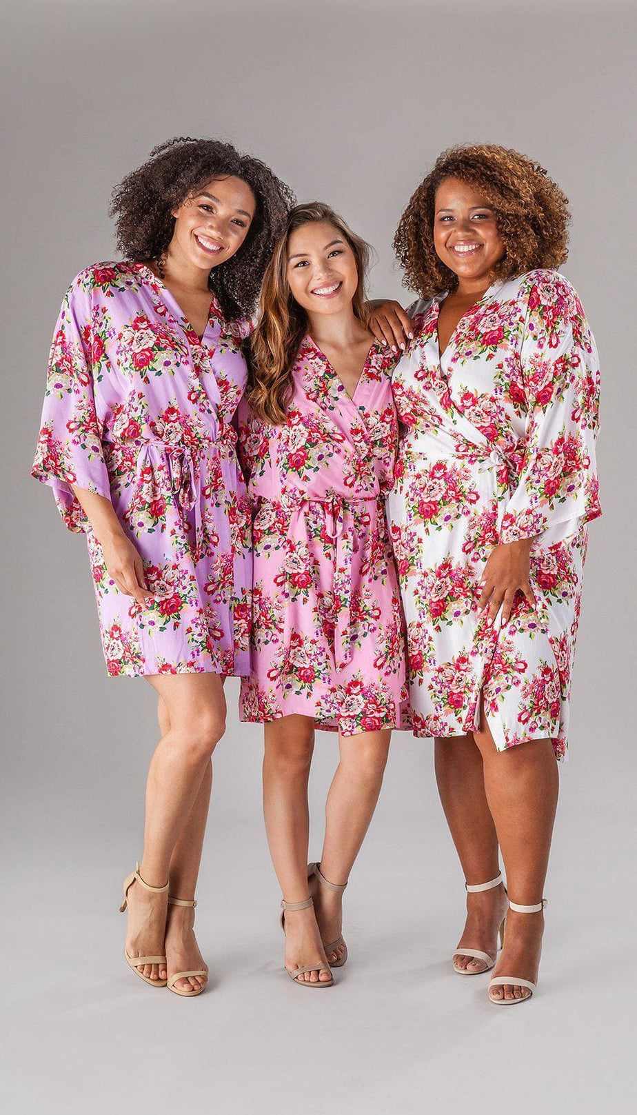 Getting Ready Floral Robes for Brides & BridesmaidsKennedy Blue