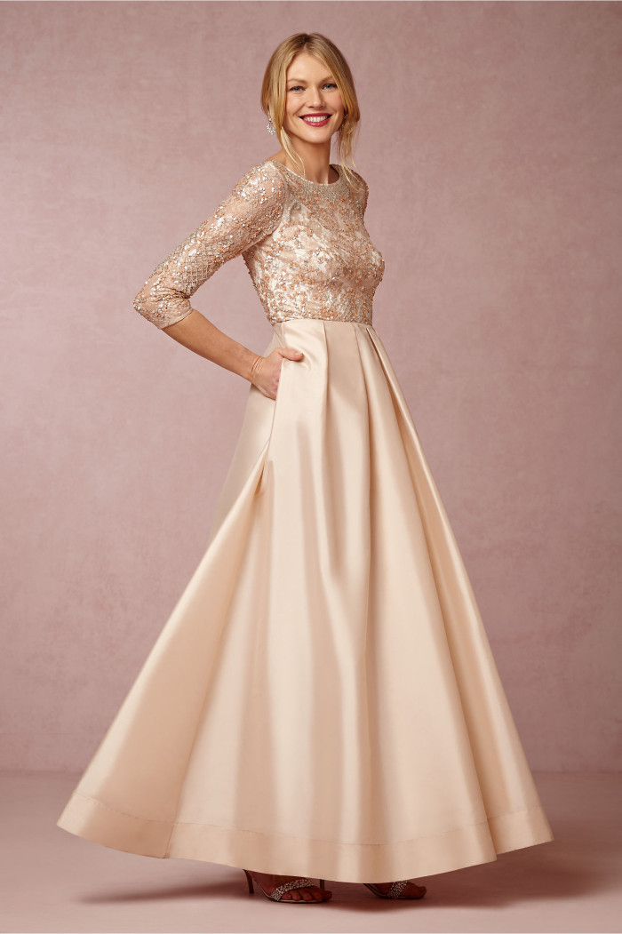 Viola Dress from BHLDN Blush beaded mother-of-the-bride gown