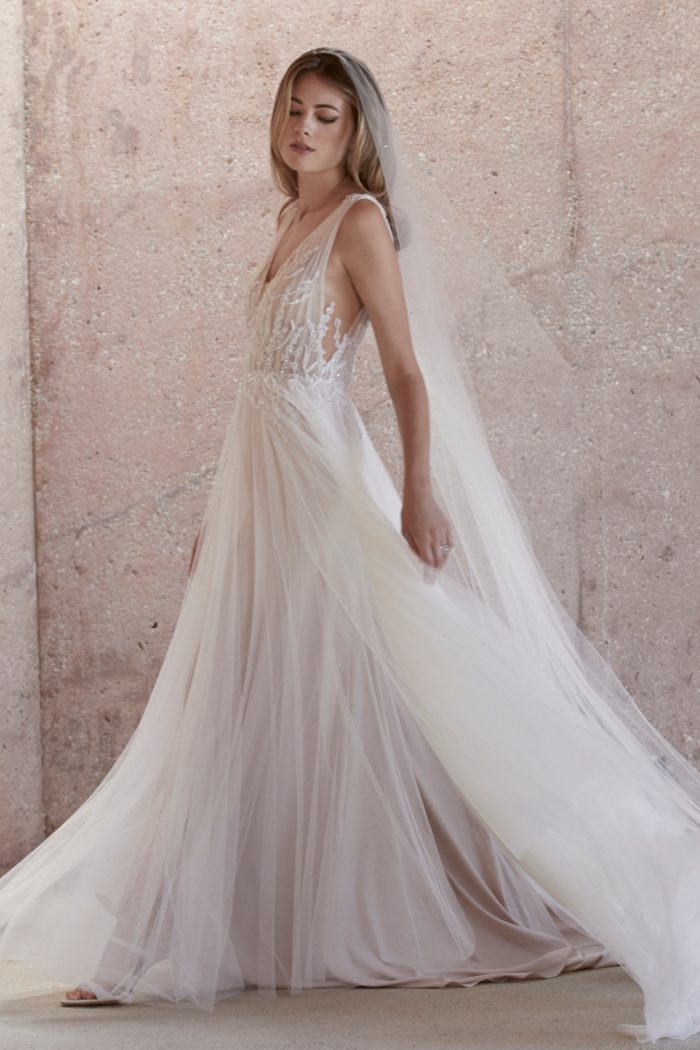 Beaded bridal gown Kroes